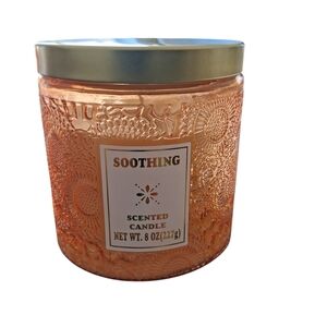 Soothing Scented Candle - Orange Glass Jar